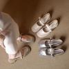 Fashion Summer 2025 New Soft-soled Flats Shoes Round Head Retro Women Hollow Out Women Shoes Fashion Shallow Flat Shoes 659