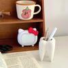 Funny Tooth Shape Ceramic Pen Holder Pencil Pot Storage Container Desk Pen Stand Succulent Pot Organizer Home Decoration Planter