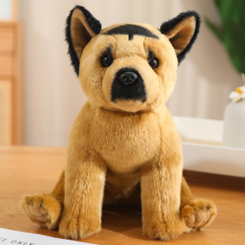 New17/30cm Simulation Sitting German Shepherd Dogs Super Soft Throw Pillow Home Decor Funny Animals Baby Birthday Gifts