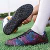 Fashion Men's Soccer Shoes TF Non-Slip Turf Soccer Cleats Lace Up Training Shoe Ultralight Sneaker Light Low Top Football Boots 35-45