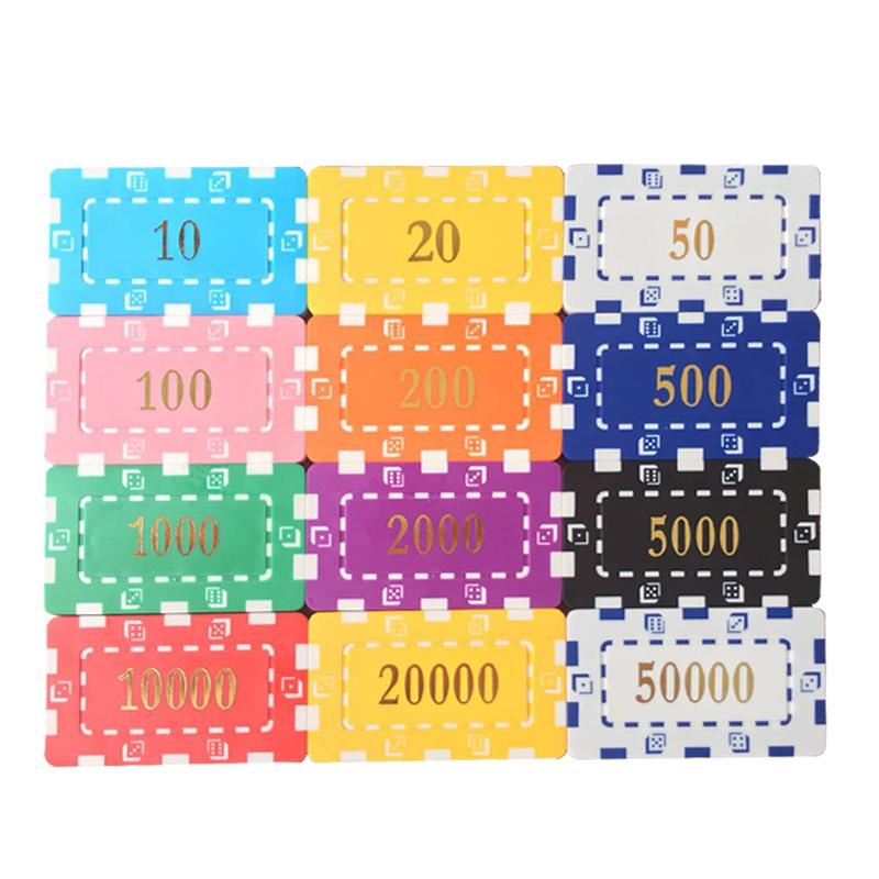 10 pièces/lot argile Las Vegas jetons de Poker 14g ensemble carte de Casino jetons de Poker divertissement pièces de monnaie en dollars jeu de cartes LasVegas