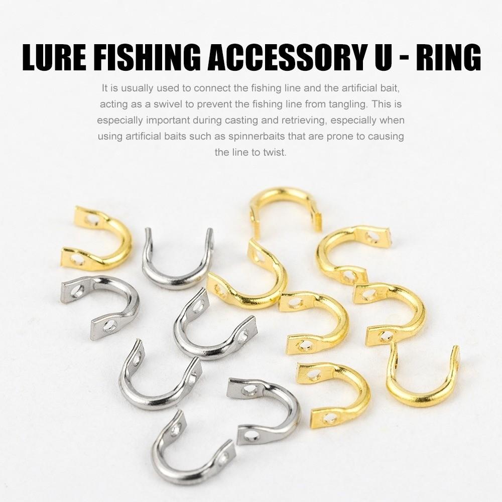 Brass Material Fishing Spinners 100pcs U-Shaped Fishing Spinners For Lure Making