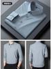 Men's High-End Mulberry Silk Long-Sleeve Casual Shirt - Autumn Tencel Drape, Non-Iron