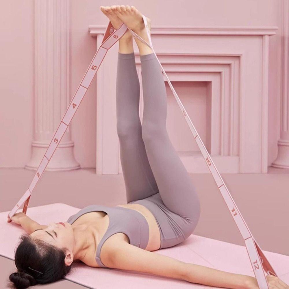 Elastic Dance Stretch Band Digital Yoga Pull Strap Resistance Band for Yoga Latin Dance Gymnastics