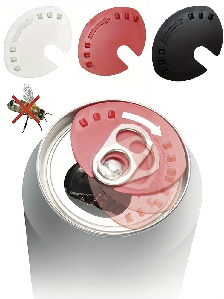 5 Pieces Can Lid Can Sealer Beverage Can Cap Can Protector Barricade Soda Cap Sealer Plastic Beer Drink Lid Protector for Beer J