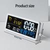High Precise Digital Wall Clock With Multiple Temperature Humidities Display Simple LCD Room Clock For Living Room