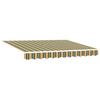 Replacement Canopy Fabric Green and Yellow 3 X 2.5 M Polyester