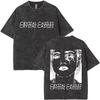 Limited Crystal Castles Washed VintageWashed T-shirt Men Women Retro Gothic Punk Style T Shirts Men's Hip Hop Oversized T-shirts