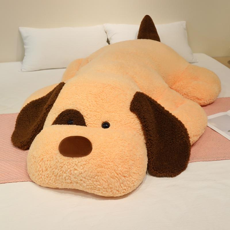 Giant Plush Dog Lying Toys Stuffed Soft Dog Plush Pillow for Cartoon Animal Puppy Toys Christmas Gift