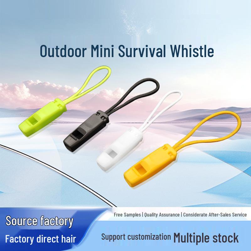 Dual-Frequency High-Pitched Survival Whistle for Outdoor Camping Piece