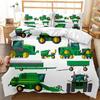 Boys Cartoon Car Bedding Set Full Construction Vehicles Comforter Cover Kids Cartoon Machinery Truck Soft Polyester Duvet Cover