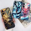 Anime Dragon Design For Apple iPhone 17 16 16E 15 14 13 12 11 Pro Max Plus Black Soft Silicone Phone Case