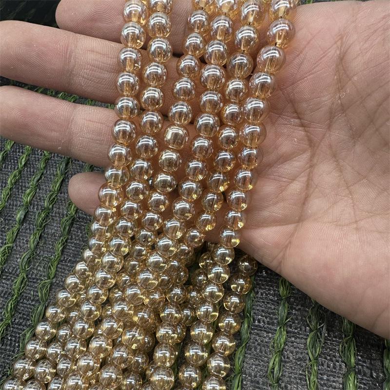 

Высокотемпературные гальванизированные красные янтарные стеклянные бусины для браслетов, ожерелий и освещения своими руками High Temperature Electroplated [Red Amber]