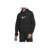 Nike Embroidered Graffiti Logo Hoodie Men Hoodie Black BV8733-010