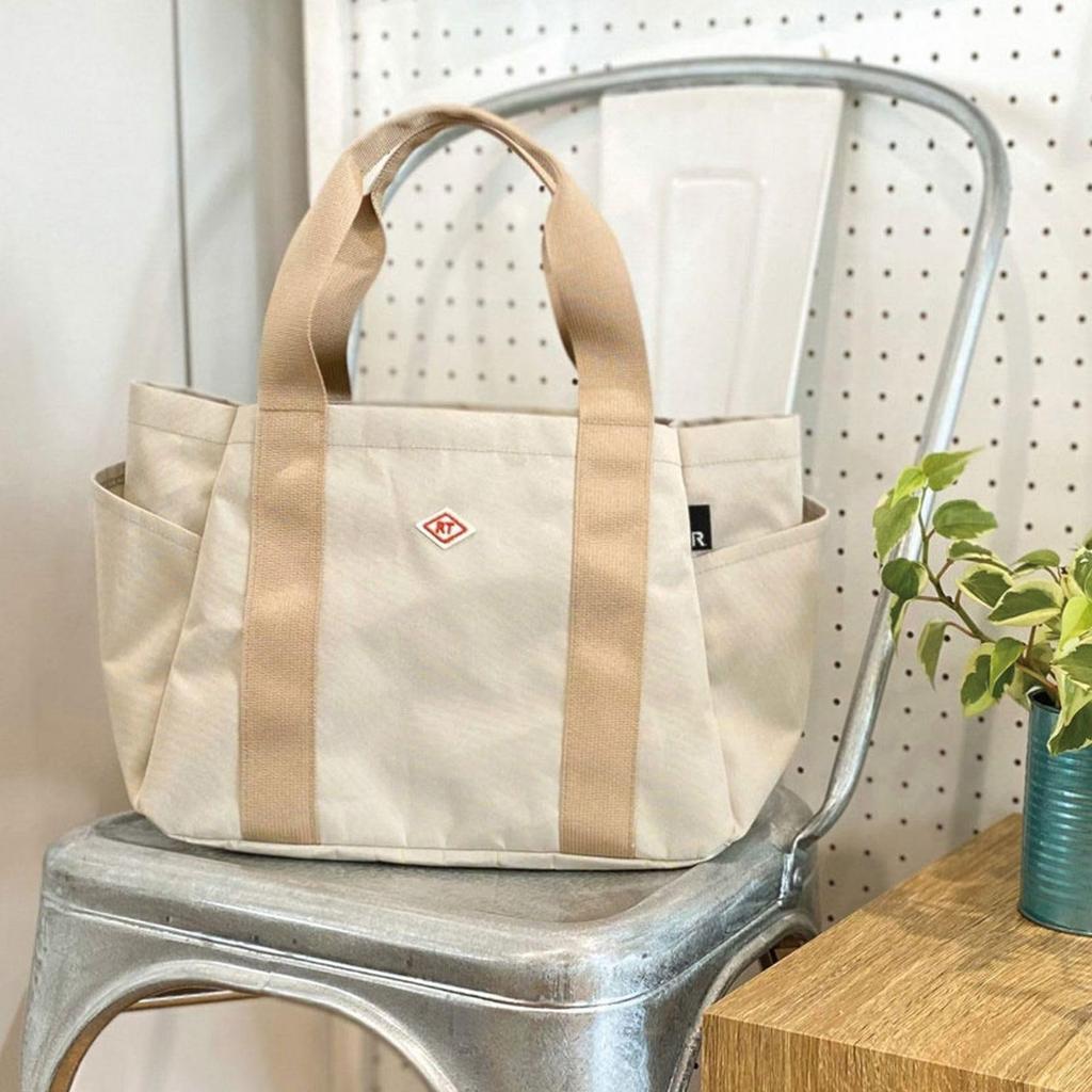 Rootote Tote Bag with Mini SN Deli 0712 Women's Compartments, Water-Repellent, Tote, Paruti, Hassui, (01 Black)