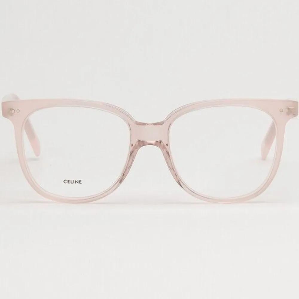 [Celine] Eyeglass Frames CL5010IN 072 Square Horn-rimmed Transparent Pink Oversized Fit