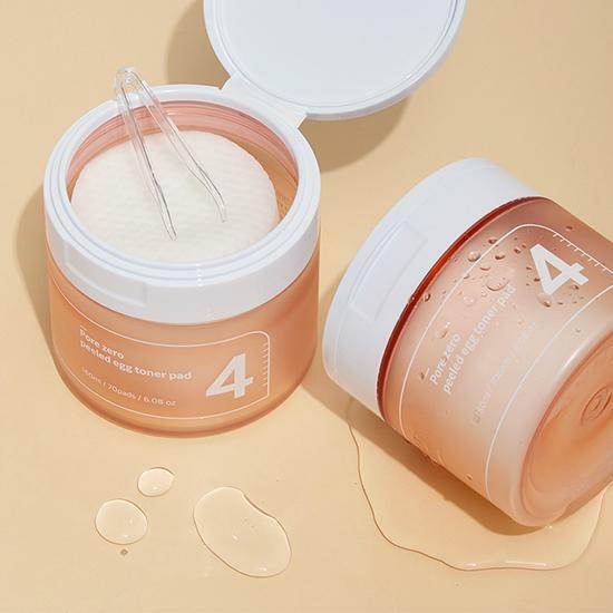 NUMBUZIN No.4 Pore Zero Peeled Egg Toner Pad 70 Pads Special Set (+10 Pads)