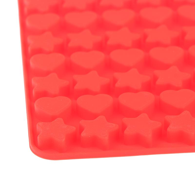 1Pc Multicavity Star Love Shape Silicone Molds Diy Chocolate Candy Tray For Biscuit Treat Candy Gummy Cookie Baking Tool
