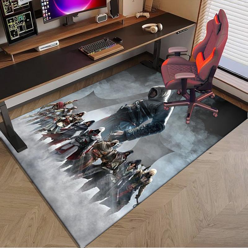 Assass Warrior Carpet, Chair Rug,Rug for Office Bedroom living rooms, Doormat decor Fan Gift Christmas Gift