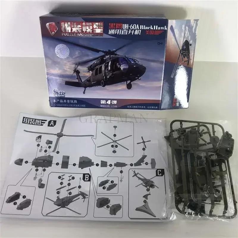 1/144 4D Assembly Airplane Mi24 Helicopter FC-1 J10 US Thunderbolt Fighter Reconnaissance Plane Transporter Military Toy
