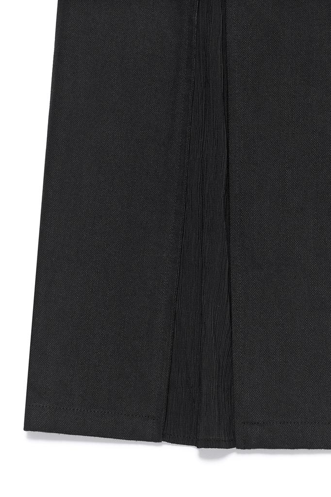Current Sheer Mix Maxi Skirt [Black]
