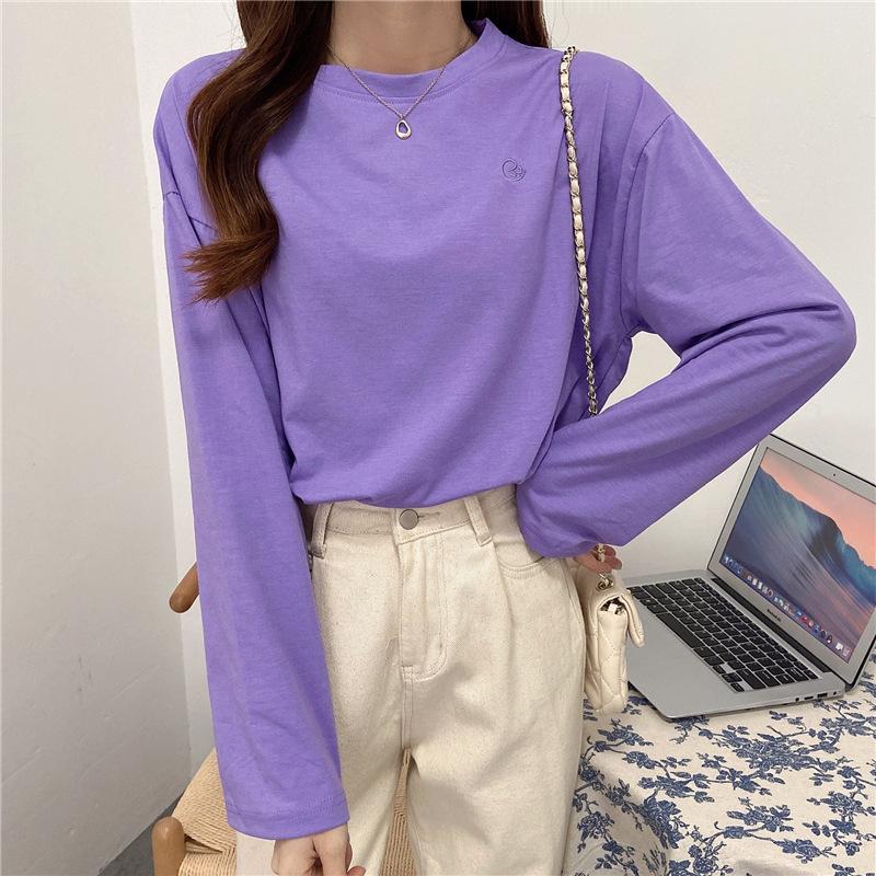 6 Color New Japanese Chic Temperament Thin Long Sleeved Women Inse Design Casual