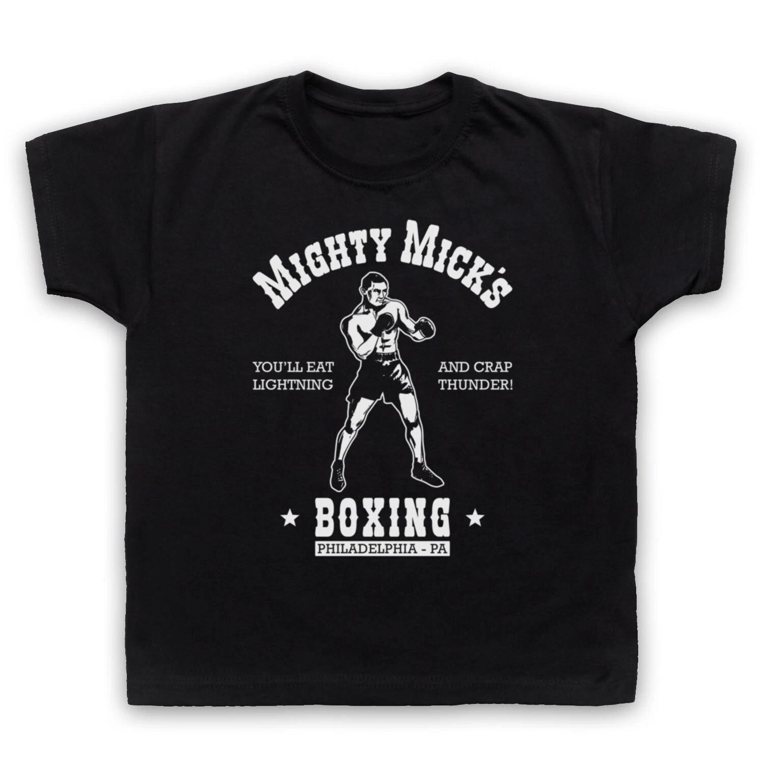 Детская футболка ROCKY MIGHTY MICK S BOXING TRAINER УГОЛ ЗАЛА НАСТАВНИК ДЛЯ ДЕТЕЙ 140