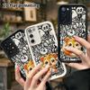 Phone Case: 2D Flat Samsung Galaxy A34 A35 M05 M06 S20 S22 S21 FE Plus 5G Protective Case, Little Squirrel, Christmas and Halloween Gift