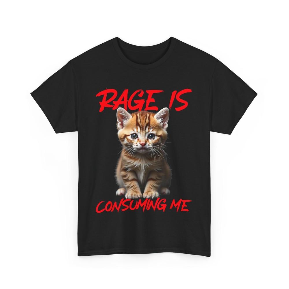 

Rage Is Consuming Me Angry Kitten T-shirt, Cats Lovers Kitty Funny T-shirt 3XL