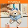 Plush Bear Lovely Keychain Character Doll In Soft Fabric Ideal For Gifting Collectibles And