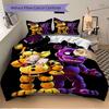 Fnaf Freddy Bonnie Print 3Pcs Bedding Setduvet Cover With 2 Bedropillowcase Home Birthday Gift