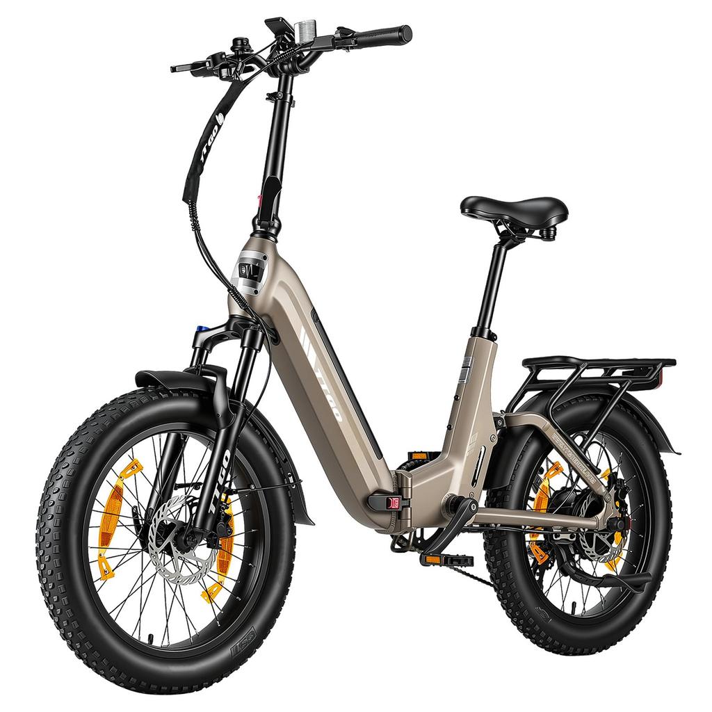 TTGO F7 Folding Electric Bike, 48V 15Ah Battery, Hydraulic Disc Brakes