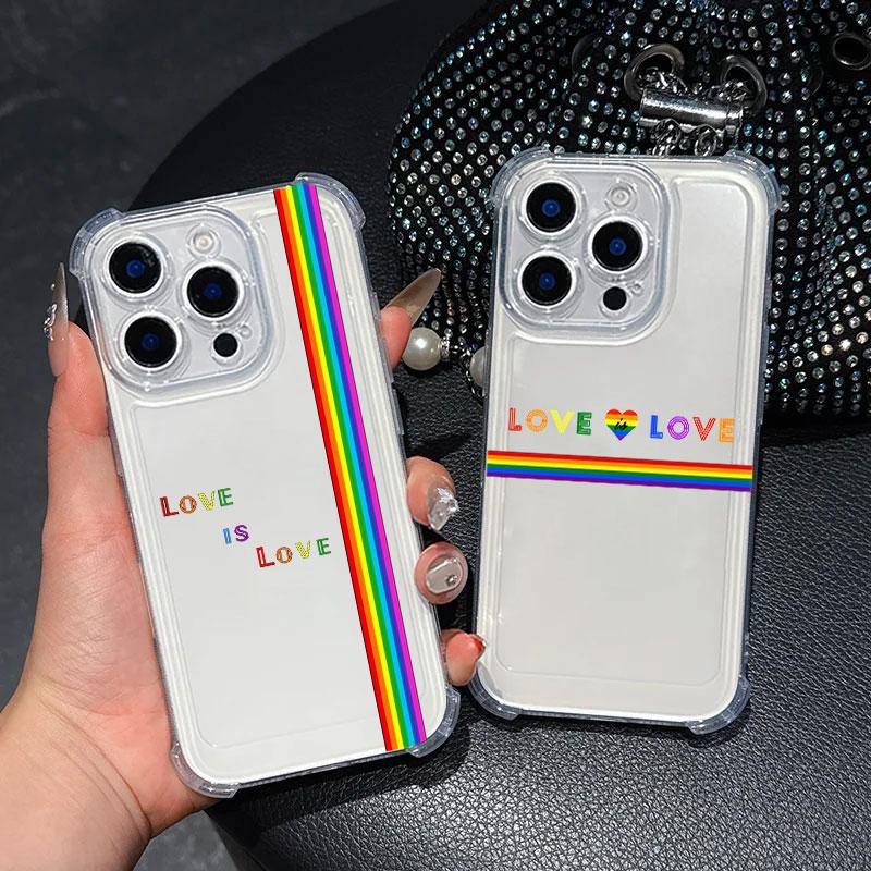 Rainbow Pride Flag Lesbians LGBT Phone Case For Samsung Galaxy A57 A56 A36 A37 A55 A54 A52 A35 A34 A17 A16 A15 A07 A06 5G Cover
