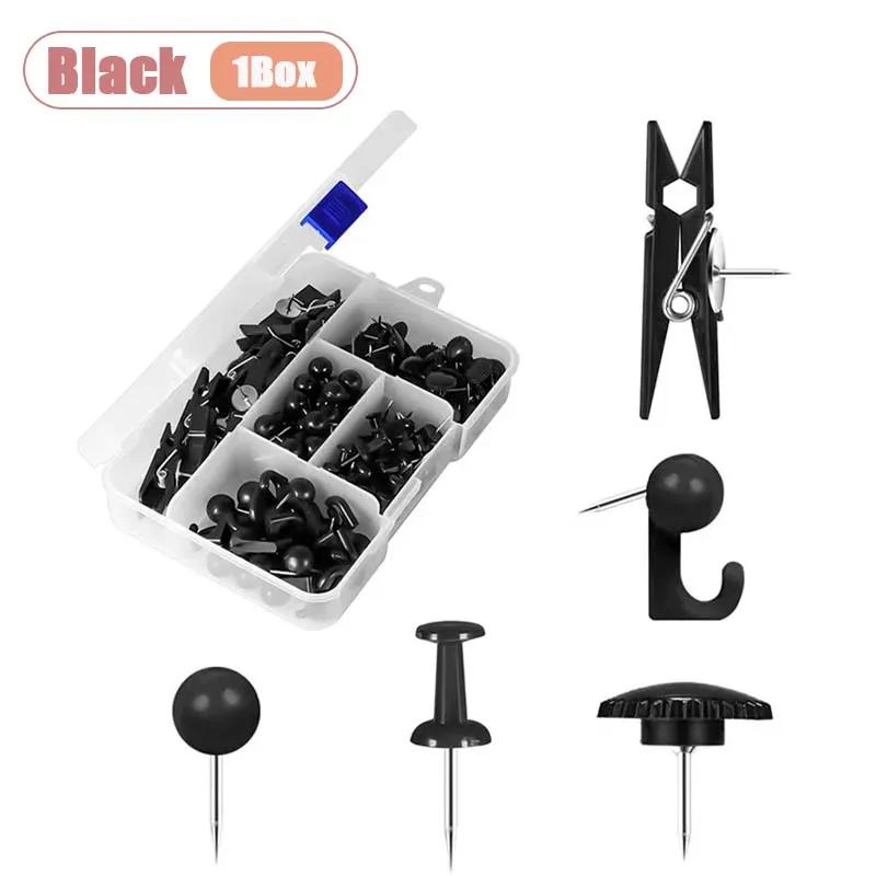 Multifunctional Pin Clip Set Creative Decorative Thumbtacks for Cork Board Map Photo Combination Home DIY Craft Supplies
