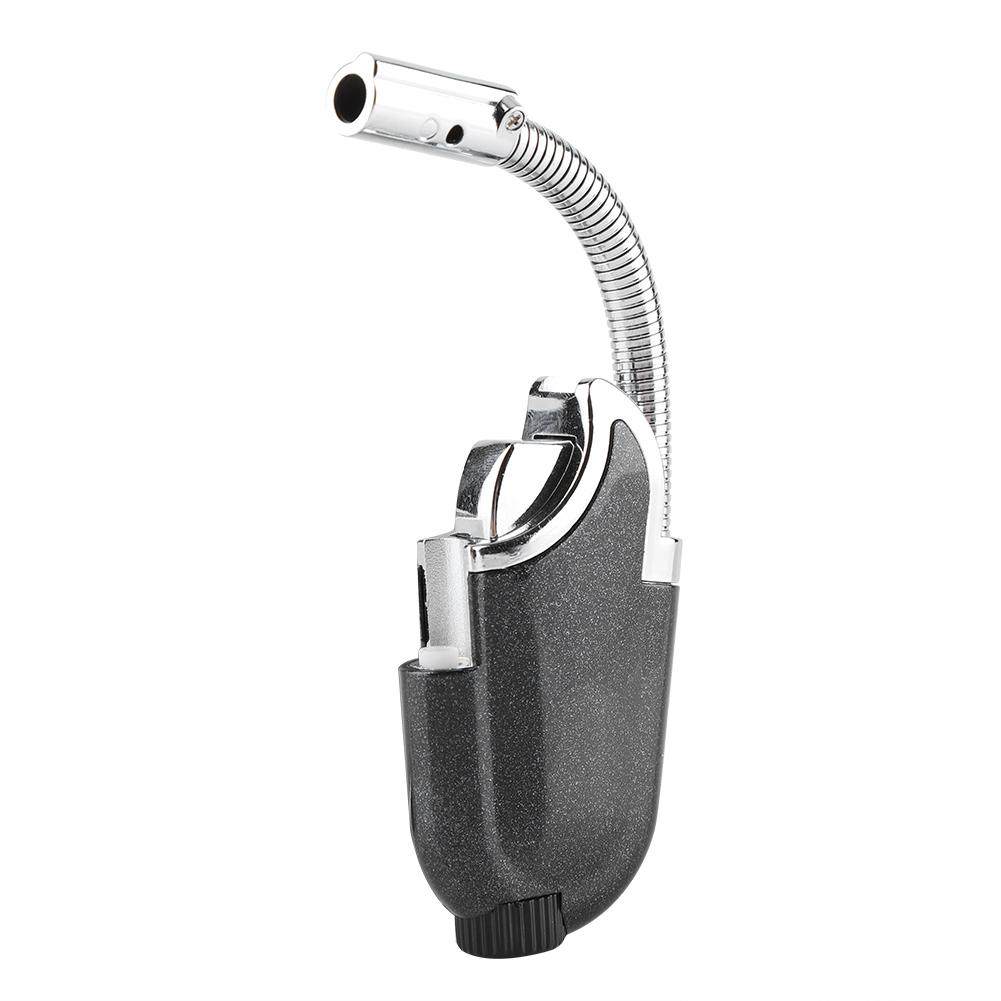 Outdoor BBQ Camping Flexible Neck Refillable Butane Flame Lighter Ignition Tool (#1)