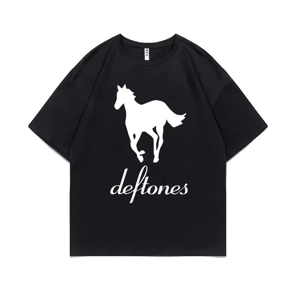 Men/Women Deftones Merch Chino Moreno Diamond Print Ladies T-shirt Casual Basics O-collar Black Shirt Short Sleeve T-shirts