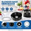 2PCS Compatible O-Ring Gasket Black Blender Jar Replacement for Oster For Kitchen Appliance