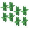 8 Pcs Deck Spacer 4 Thickness PP Deck Board Spacing Tool for Patio Balcony Poolside Dock Green 8 Pcs