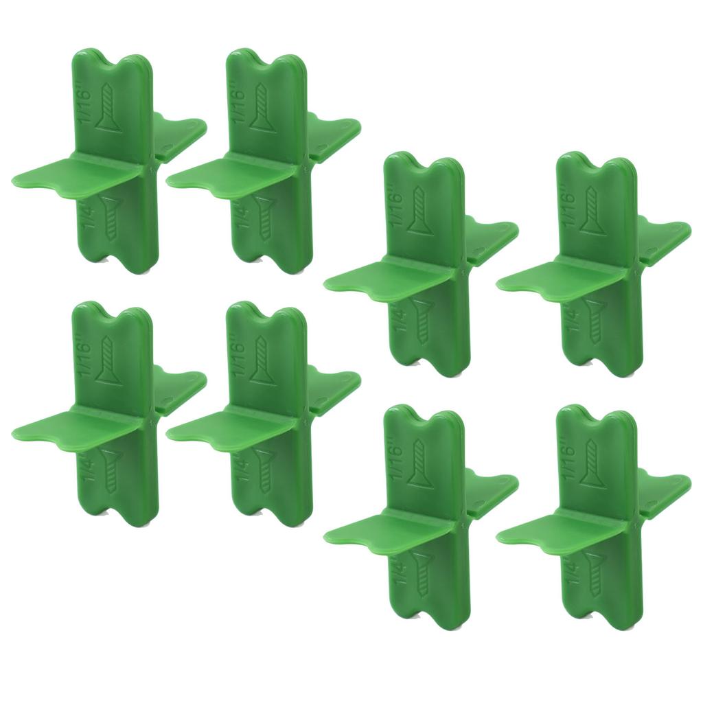 8 Pcs Deck Spacer 4 Thickness PP Deck Board Spacing Tool for Patio Balcony Poolside Dock Green 8 Pcs