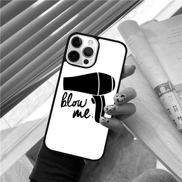 Hairdresser Comb Salon Hairdressing Hair Stylist Tools Phone Case For iPhone 17 Air 15 16 Pro Max 14 13 12 11 Pro Max Plus