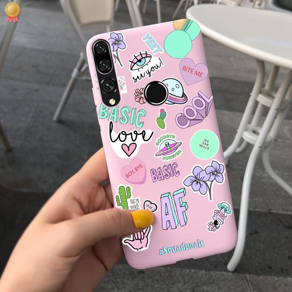 For Honor 9X Pro RU Case Cute Cartoon Cool Black Pink Silicone Back Cover For Huawei Honor9X Honor 9X Pro 9XPro 4G Phone Case