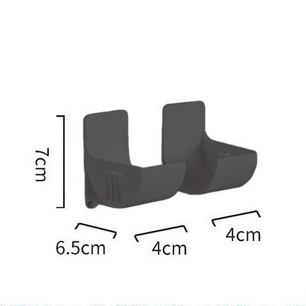 2pcs Kitchen Bath Wall Mount Plastic Poly Trash Waste Bag Roll Holder Dispenser Freshness Film Roll Storage Rack for Closet