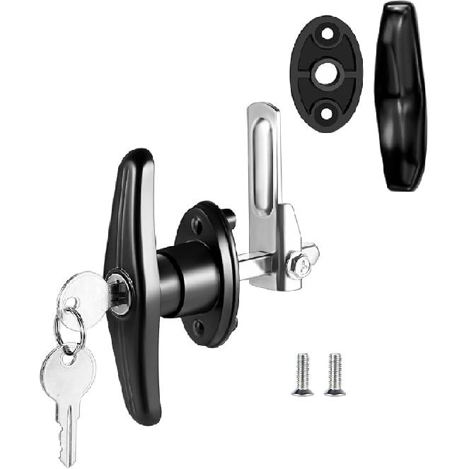 Truck Cap Latch T Handle Lock For Leer Are Matching Set Universal Truck Topper Camper Shell T-Handle Lock Complete Set Key Alike(Left & Right)