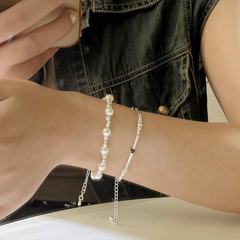 Koreanischer Stil Perlenarmband mit mehreren Lagen für Damen - Trendiger Süßer Modeschmuck