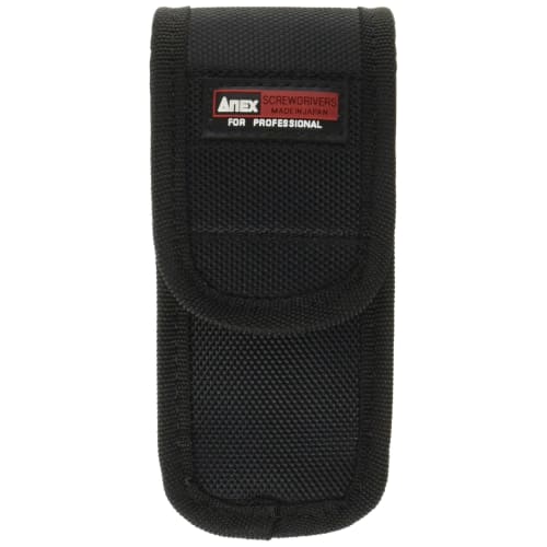 ANEX Interchangeable Action Grip Screwdriver with Storage Case, 7-Bit Set, for Electrical Work, No. 3350