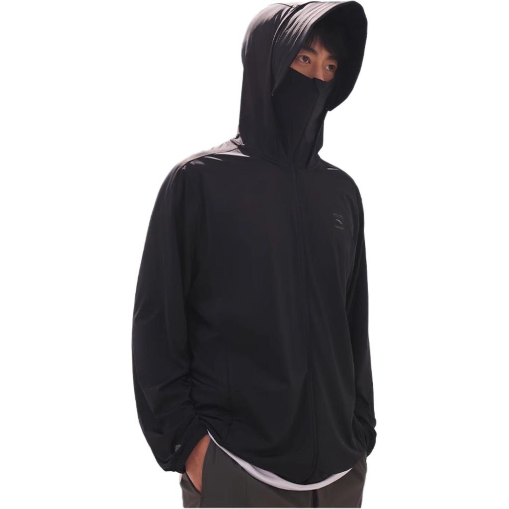 Anta Outdoor Series Absolute Purple 3rd Generation Solid Color Zipper Hooded Breathable Sports UV Protection Sun Protection Jacket 952427704-4