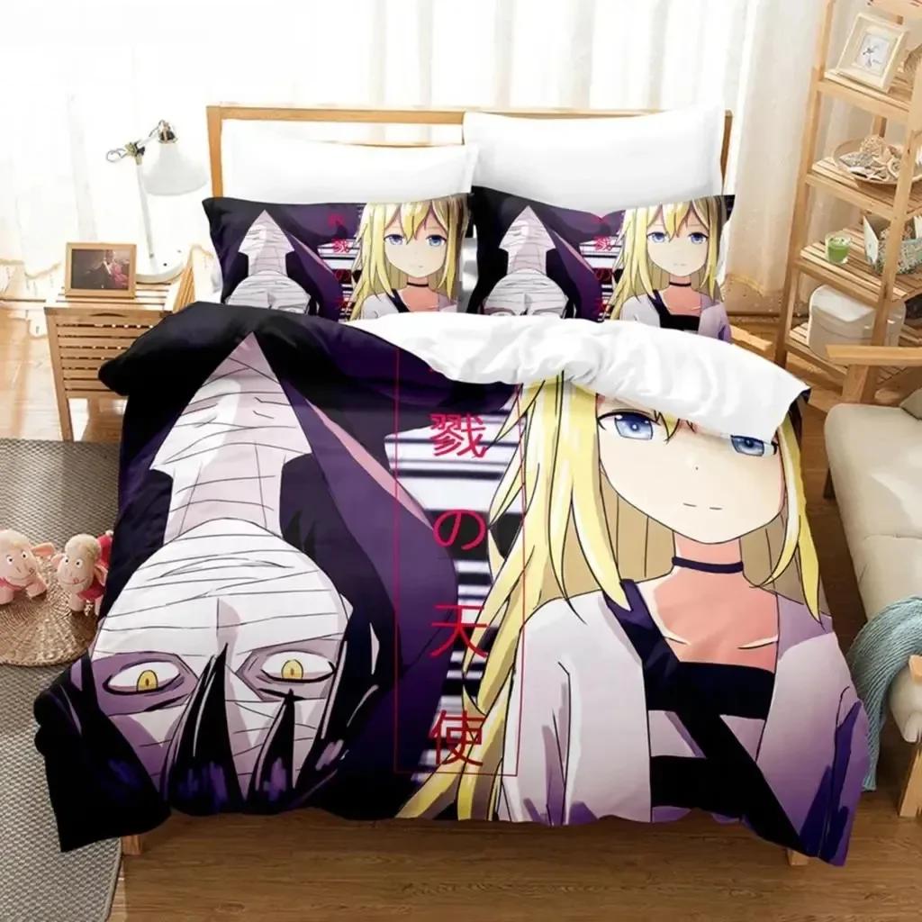 

Anime Angels Of Death Bedding Set Boys Girls Twin Queen Size Duvet Cover Pillowcase Bed Kids Adult Fashion Home Textileextile 70x133cm 2pcs