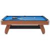 VEVOR Pool Table, 244cm Portable Billiards Tables with Wood Finish, Modern Adjustable Feet Game Table, Full Set Includes Balls, Cues, Rack