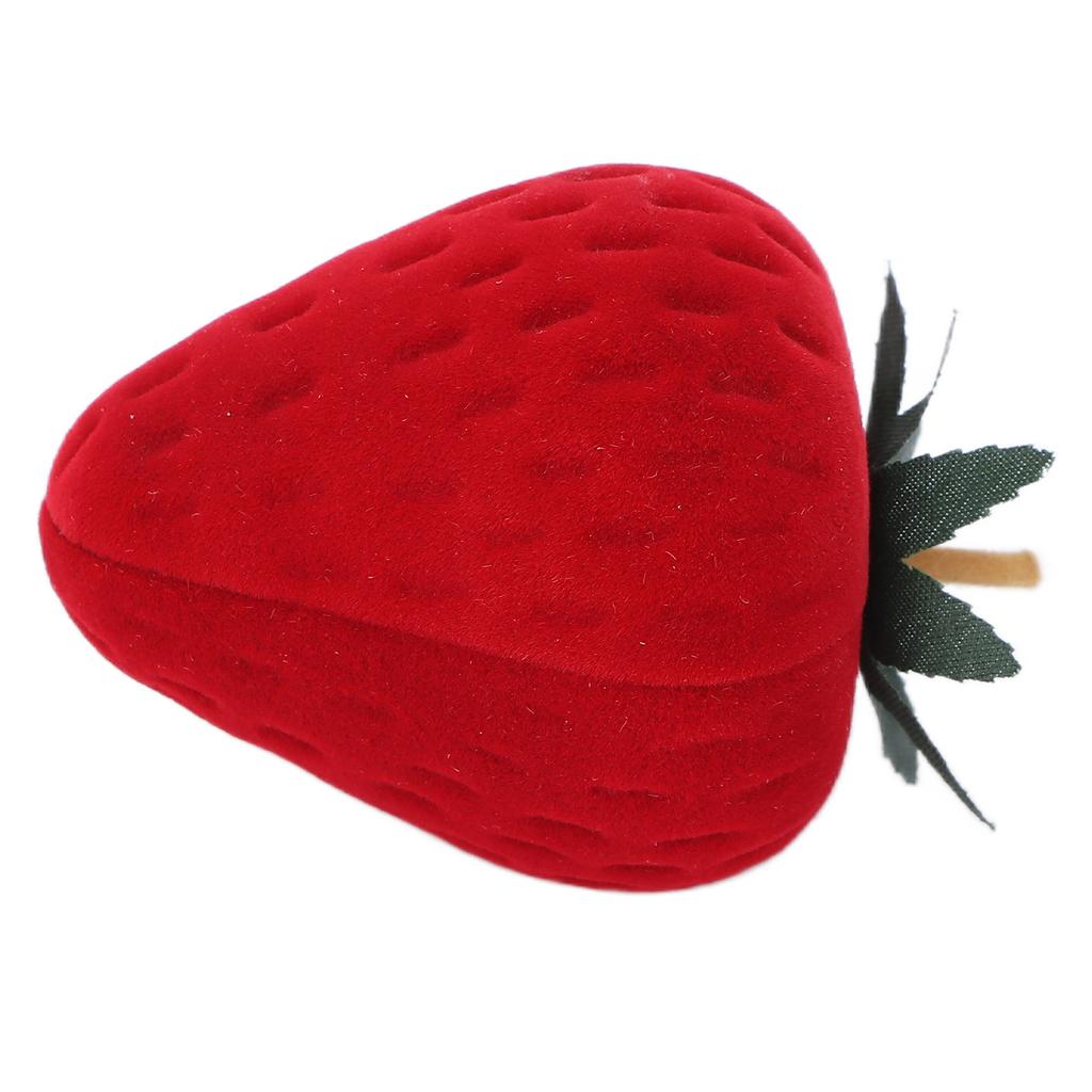 Red Strawberry Ring Box Personalized Jewelry Ring Gift Box for Proposal Engagement Wedding Gift