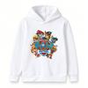 Kids Boys Girls Cartoon Animal Print Hooded Sweatshirt Casual Long Sleeve Pullover Tops for Toddlers